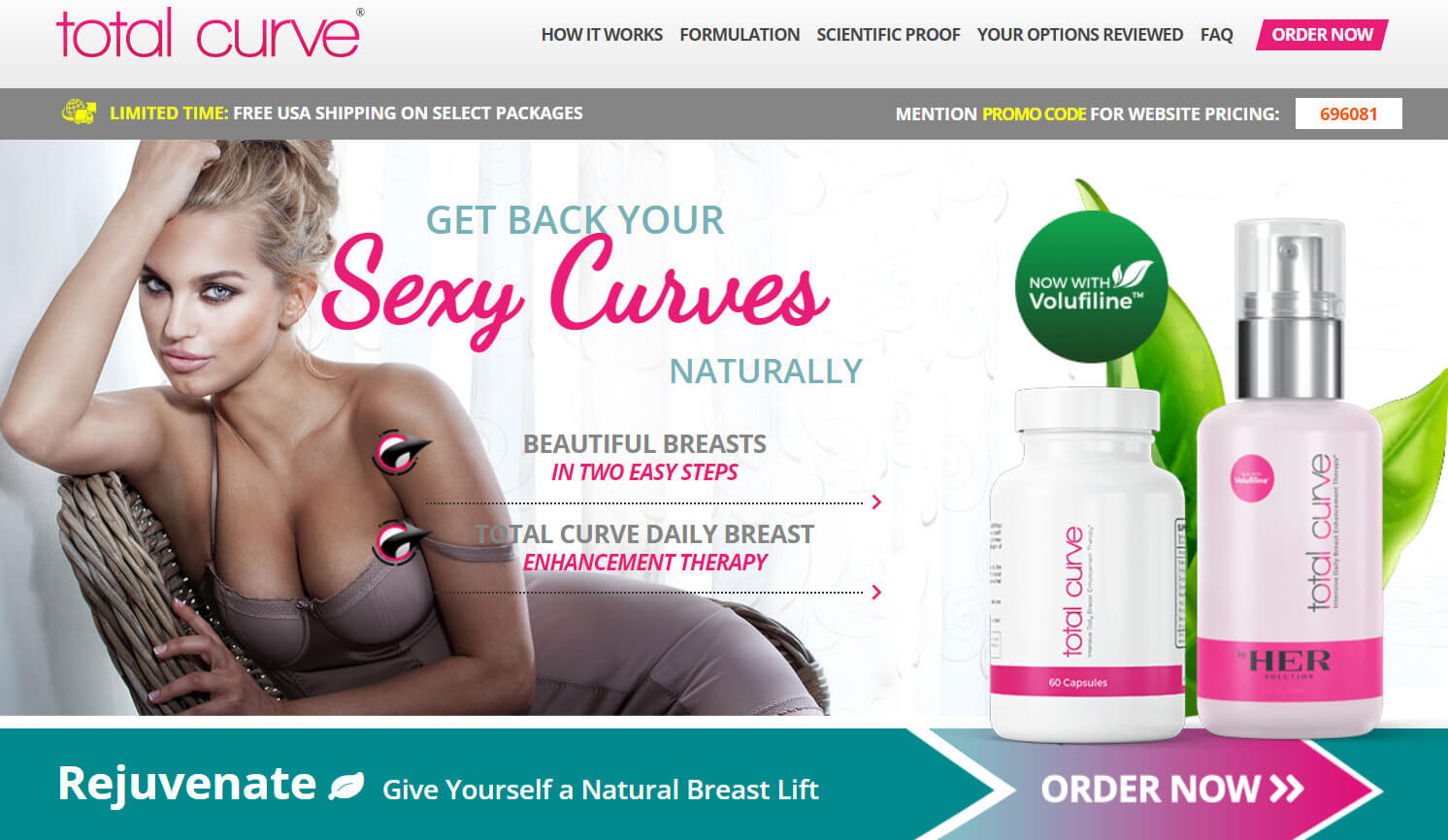 Total Curve Official Website Screenshot